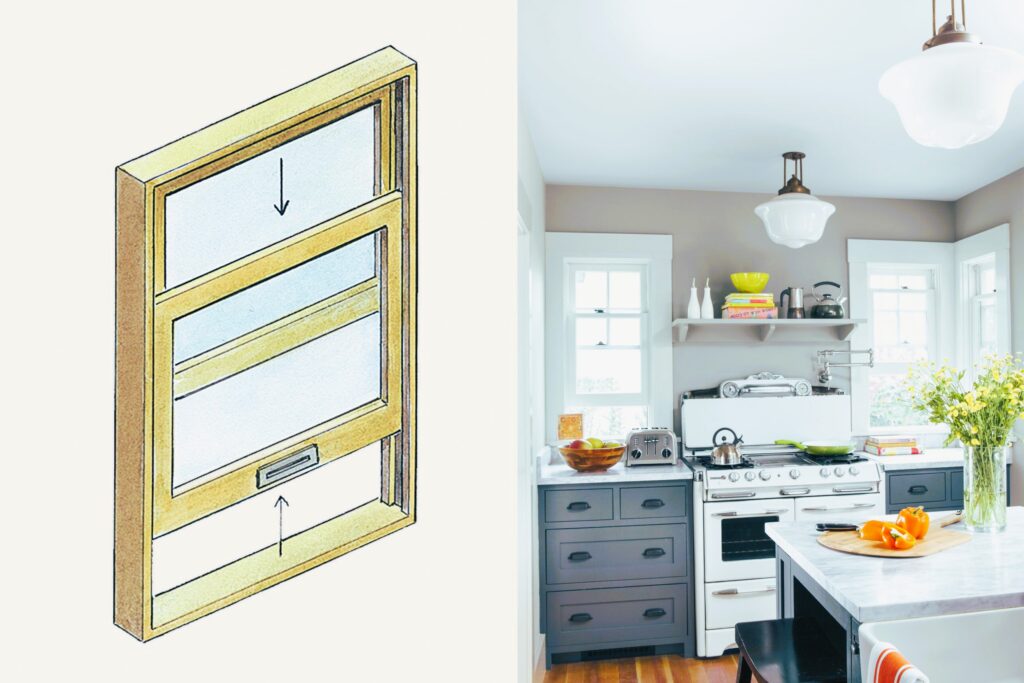 kitchen window design